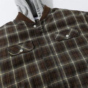 Check Hooded Jacket-streetwear-techwear