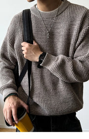 Chenille Crewneck Sweater-streetwear-techwear