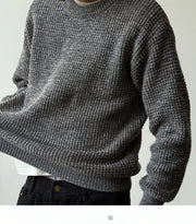 Chenille Crewneck Sweater-streetwear-techwear