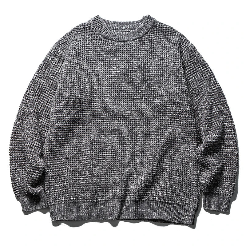 Chenille Crewneck Sweater-streetwear-techwear