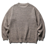 Chenille Crewneck Sweater-streetwear-techwear