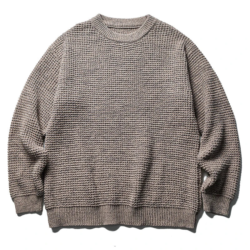 Chenille Crewneck Sweater-streetwear-techwear