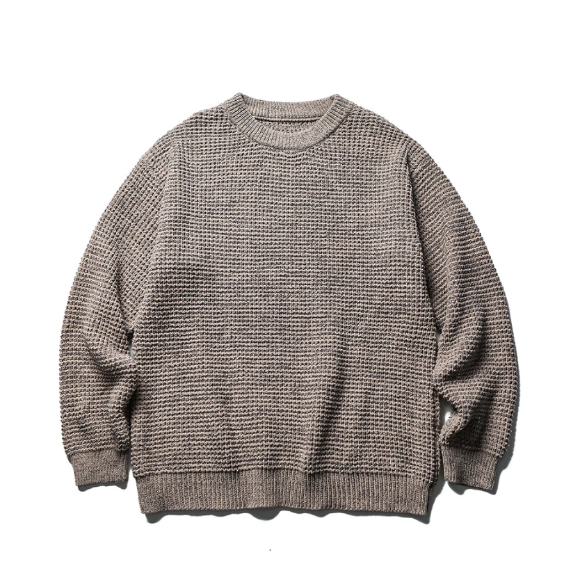Chenille Crewneck Sweater-streetwear-techwear