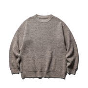 Chenille Crewneck Sweater-streetwear-techwear