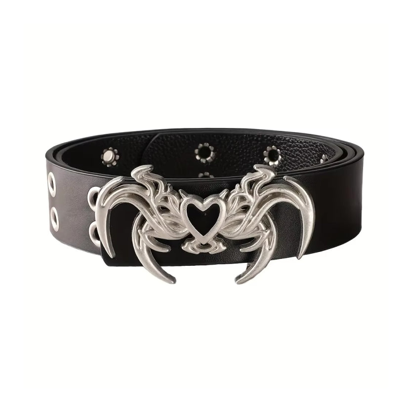 Dark Flame Heart Belt