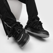 Chunky Lace Platform Sneakers-streetwear-techwear