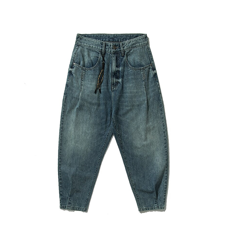 REKNAT Tapered Jeans with Keychain-streetwear-techwear