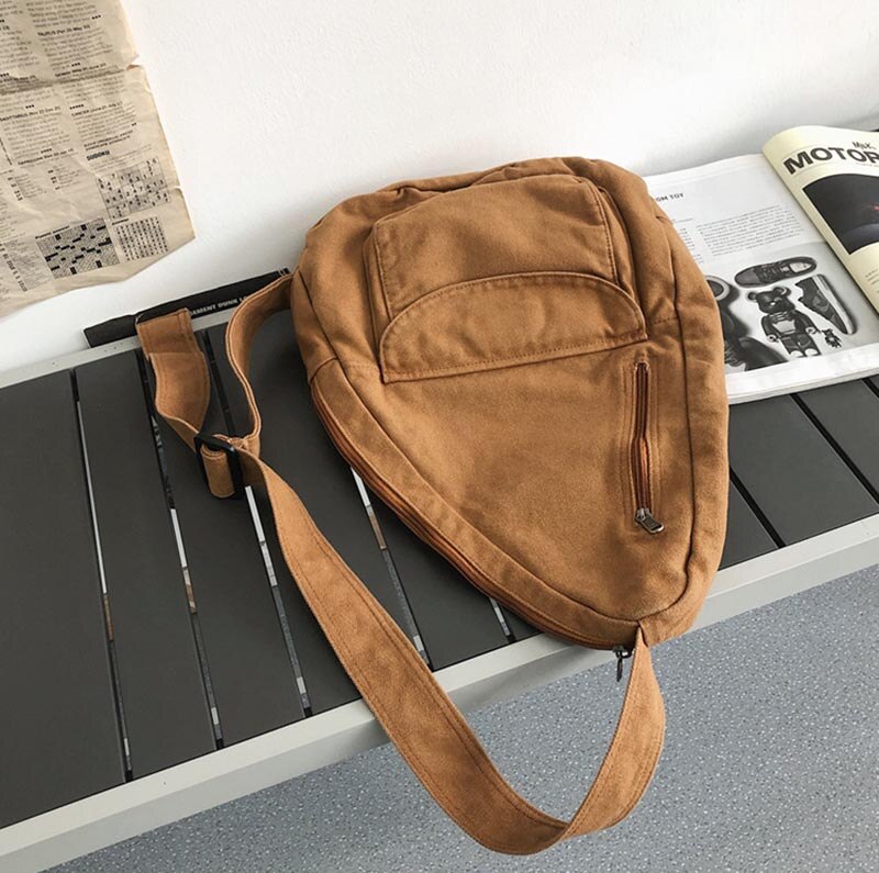 Canvas Adjustable Supreme Vajo 4 Sling Bag, Size: 9X8