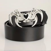 Dark Flame Heart Belt-streetwear-techwear