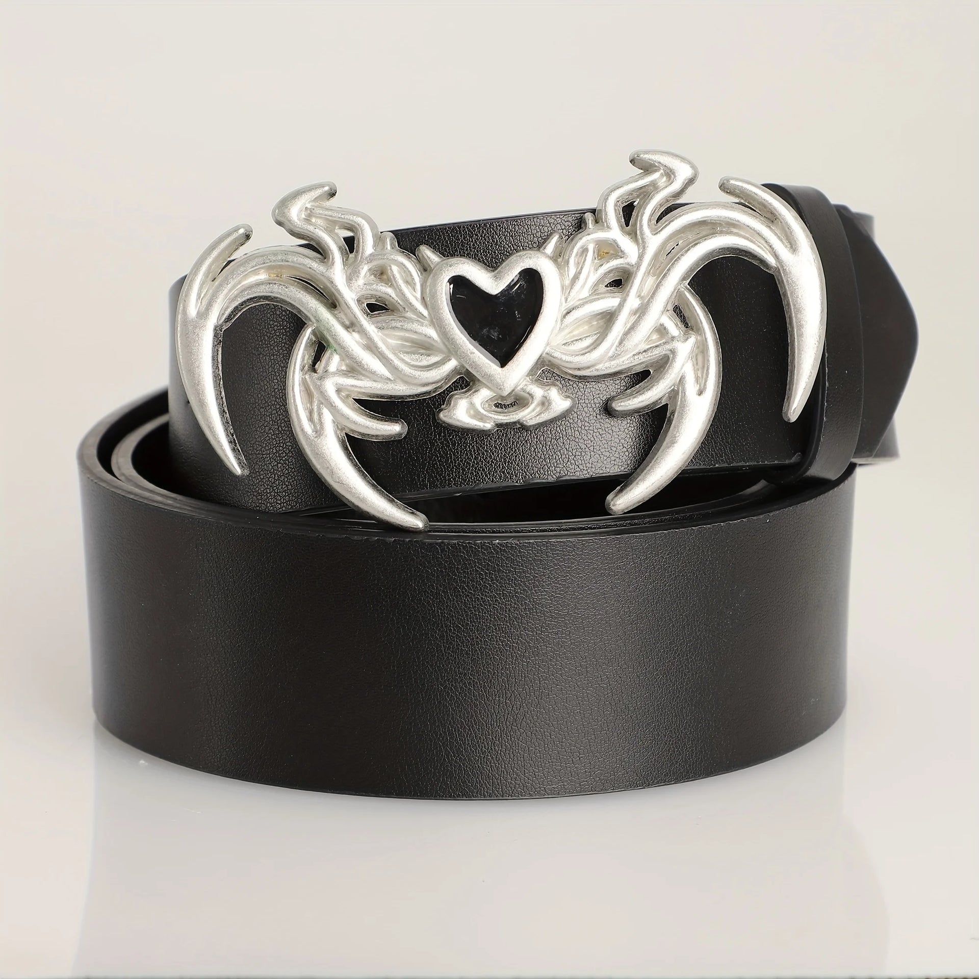 Dark Flame Heart Belt-streetwear-techwear