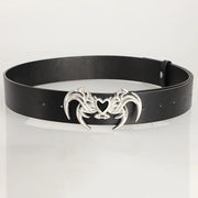 Dark Flame Heart Belt-streetwear-techwear