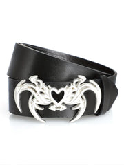 Dark Flame Heart Belt-streetwear-techwear