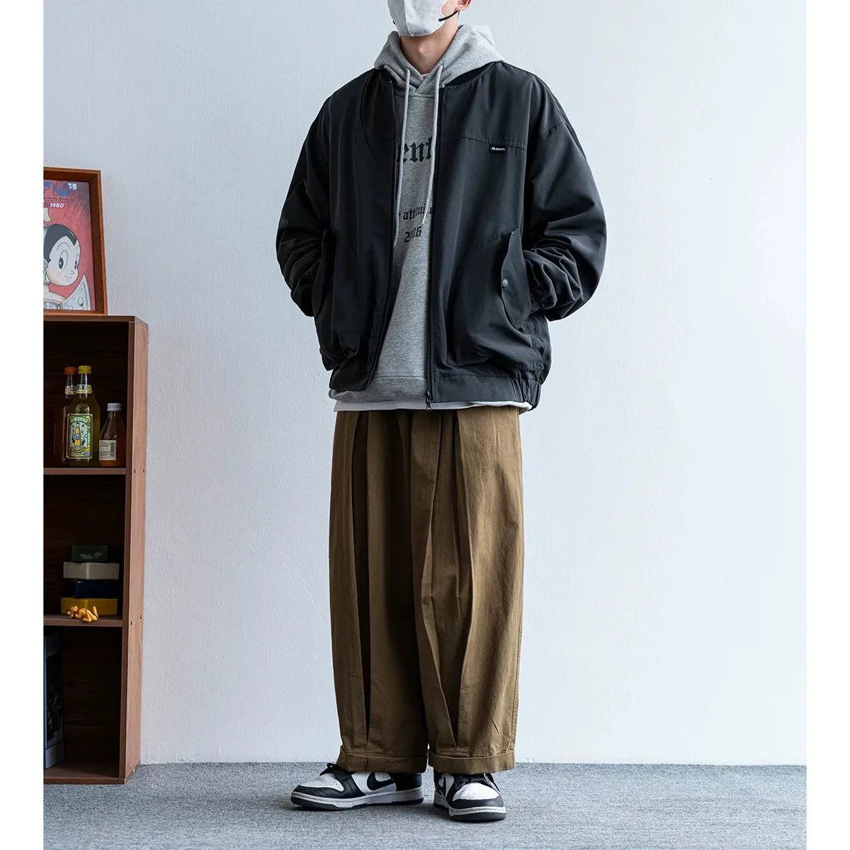 Darted front Balloon Pants-streetwear-techwear