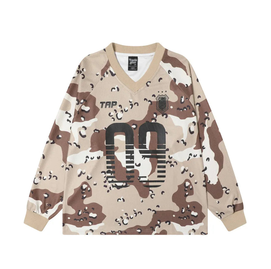 Dessert Camo Long Sleeve Jersey-streetwear-techwear