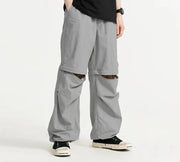 Detachable Waterproof Nylon Shorts/Trousers-streetwear-techwear