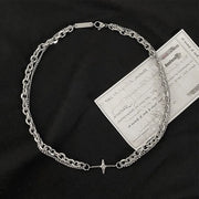 Double Chain Necklace-streetwear-techwear