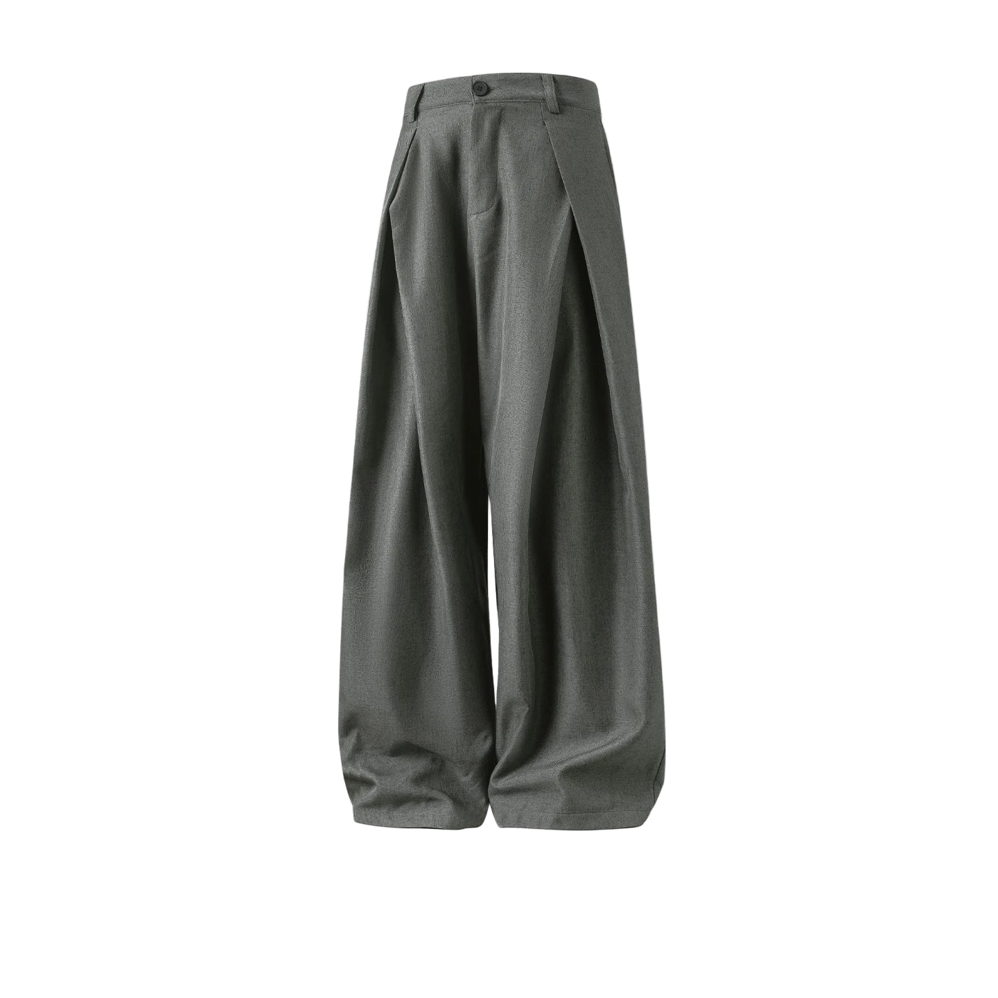 Double Pleat Wide Trousers-streetwear-techwear