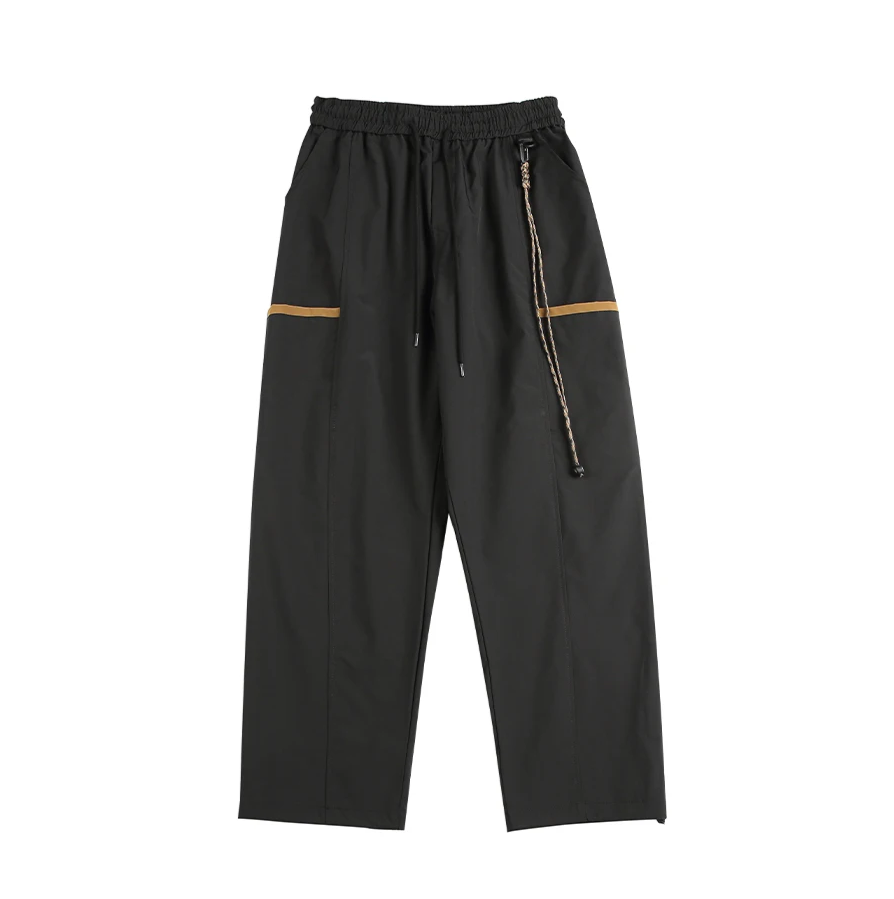 Drawstring Keychain Cargo Pants-streetwear-techwear