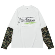 ENTER SANDMAN Camouflage Mock Sleeve T-Shirt-streetwear-techwear