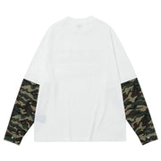 ENTER SANDMAN Camouflage Mock Sleeve T-Shirt-streetwear-techwear