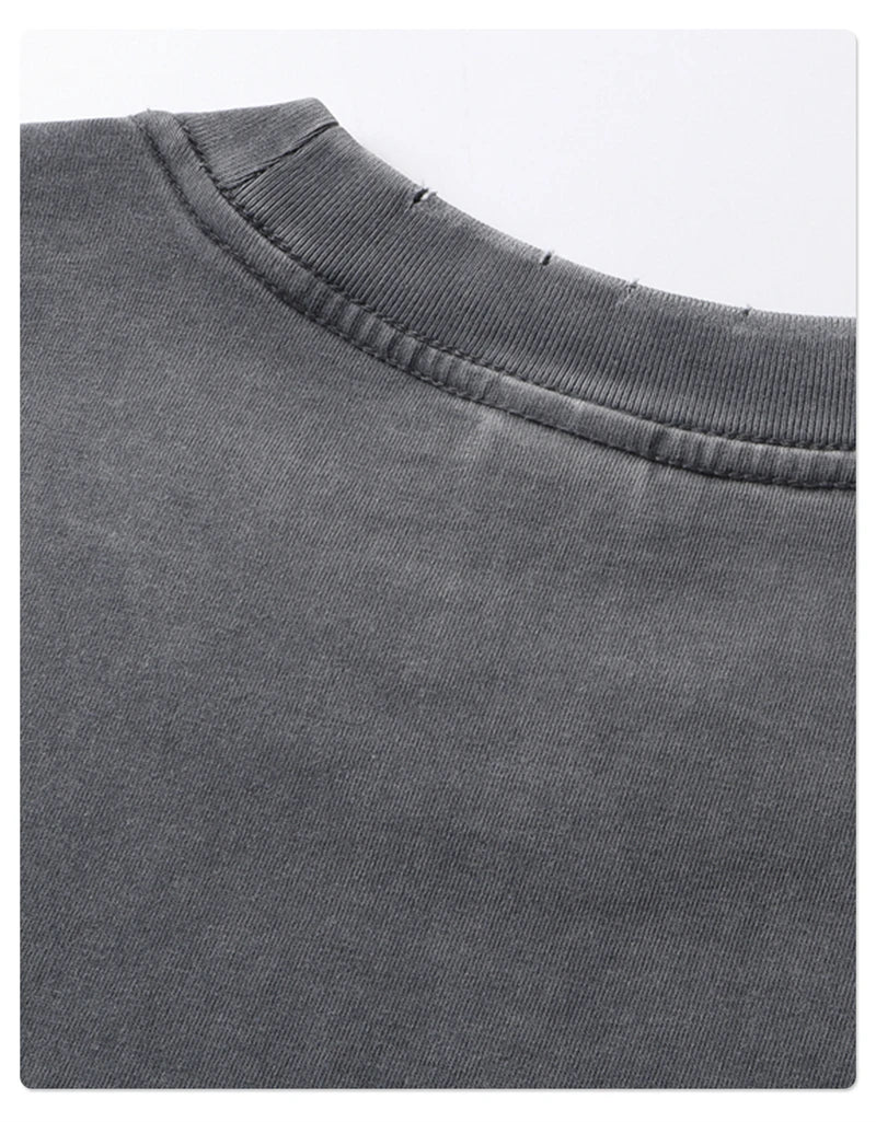 ESSENTIAL Oversized Acid Wash T-Shirt-streetwear-techwear