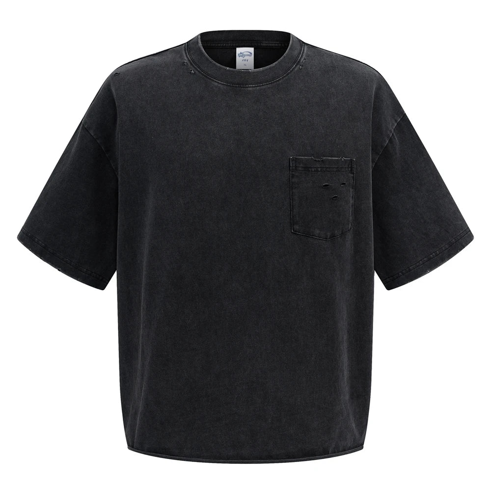 ESSENTIAL Oversized Acid Wash T-Shirt-streetwear-techwear