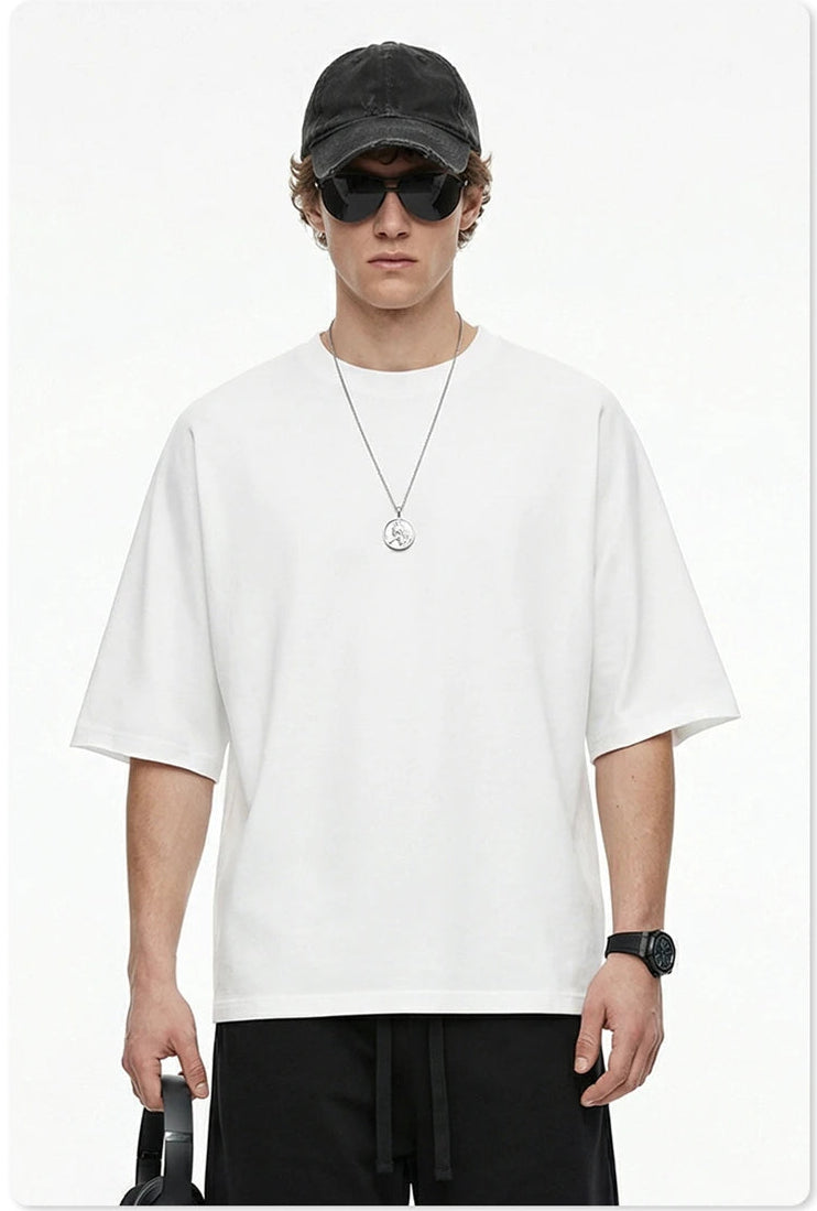 ESSENTIAL Wide Sleeve Boxy T-Shirt