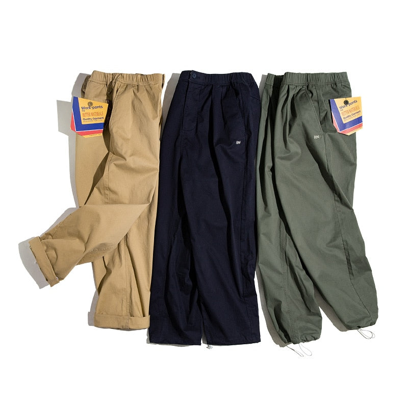 Elasticated Workwear Pants-streetwear-techwear