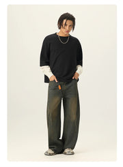 Essential Double Layer Long Sleeve T-Shirt-streetwear-techwear