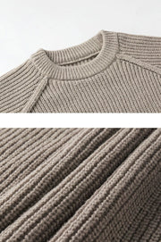 Essential Fisherman Rib Sweater-streetwear-techwear