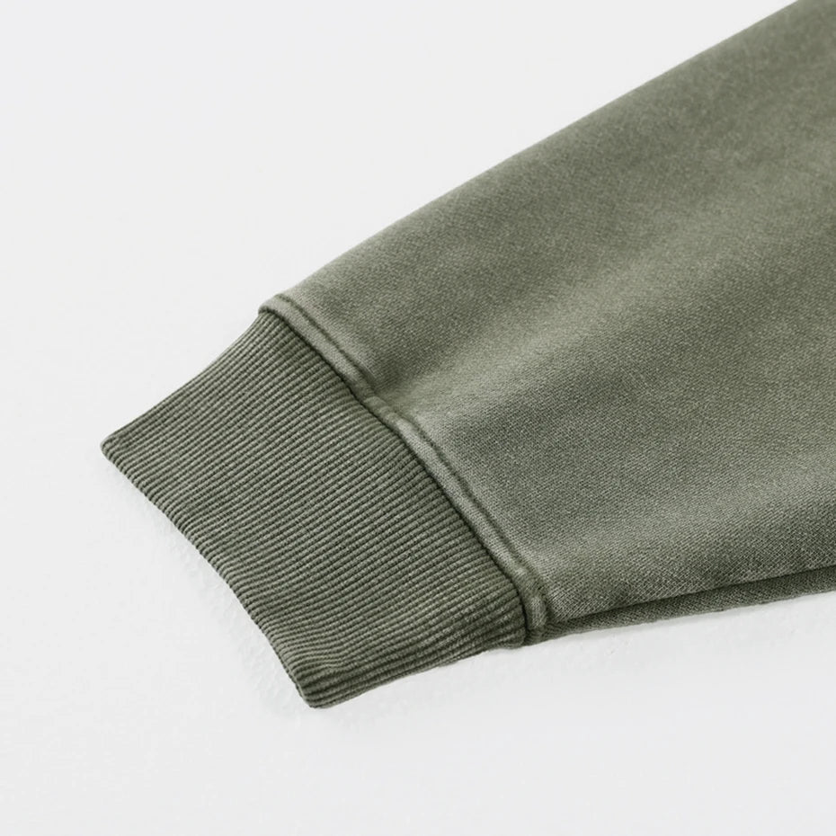 Essential Heavyweight Vintage Wash Hoodie-streetwear-techwear