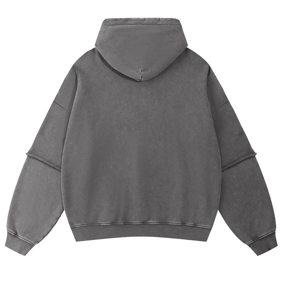 Essential Heavyweight Vintage Wash Hoodie-streetwear-techwear