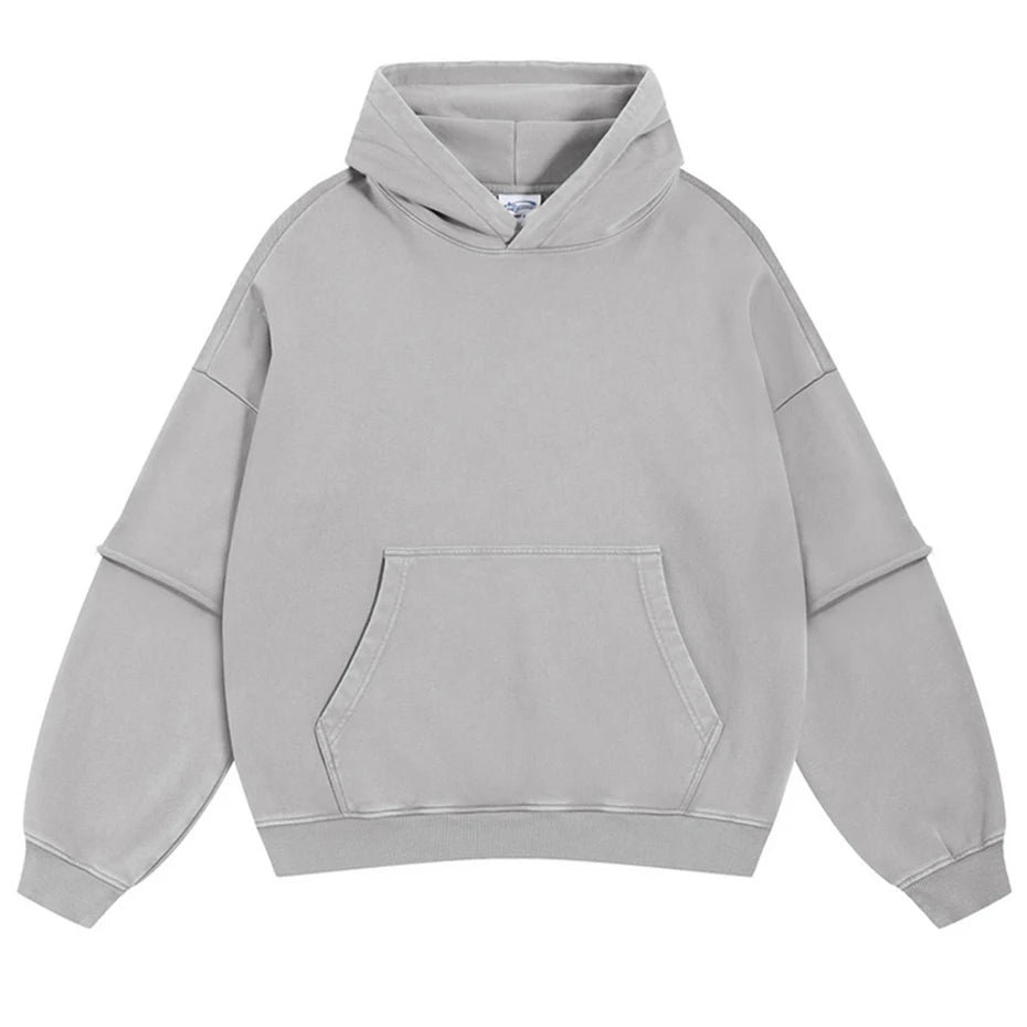 Essential Heavyweight Vintage Wash Hoodie-streetwear-techwear