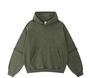 Essential Heavyweight Vintage Wash Hoodie-streetwear-techwear