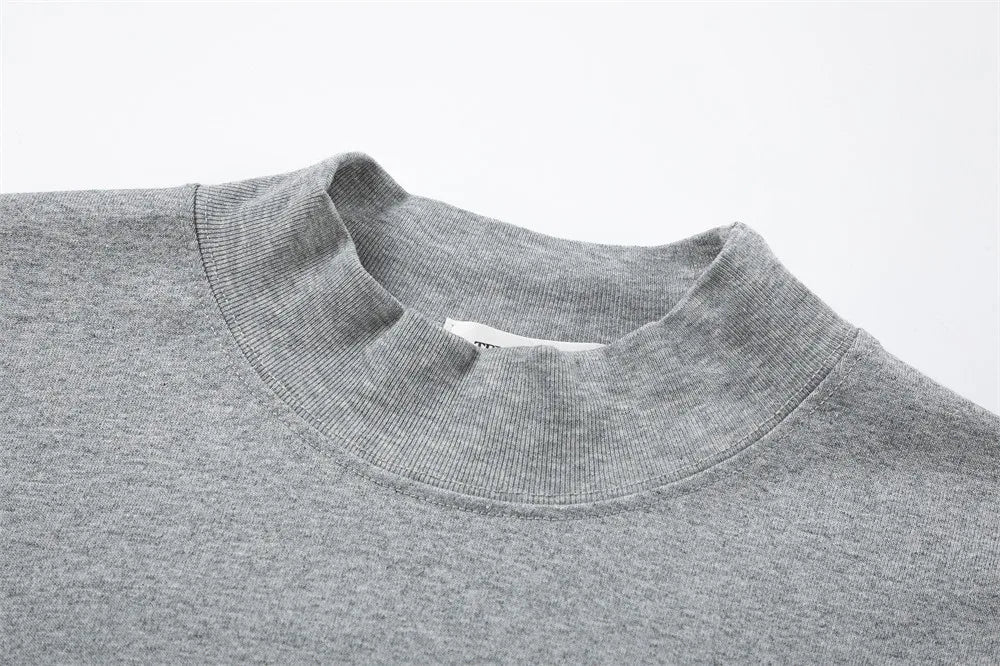 Essential High Neck T-Shirt-streetwear-techwear