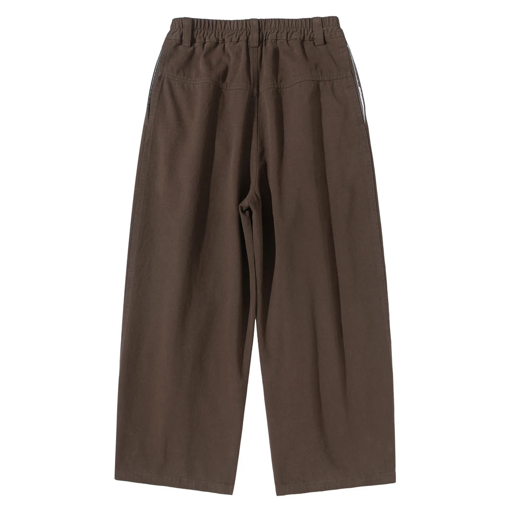 Everyday Pleated Wide Trousers-streetwear-techwear