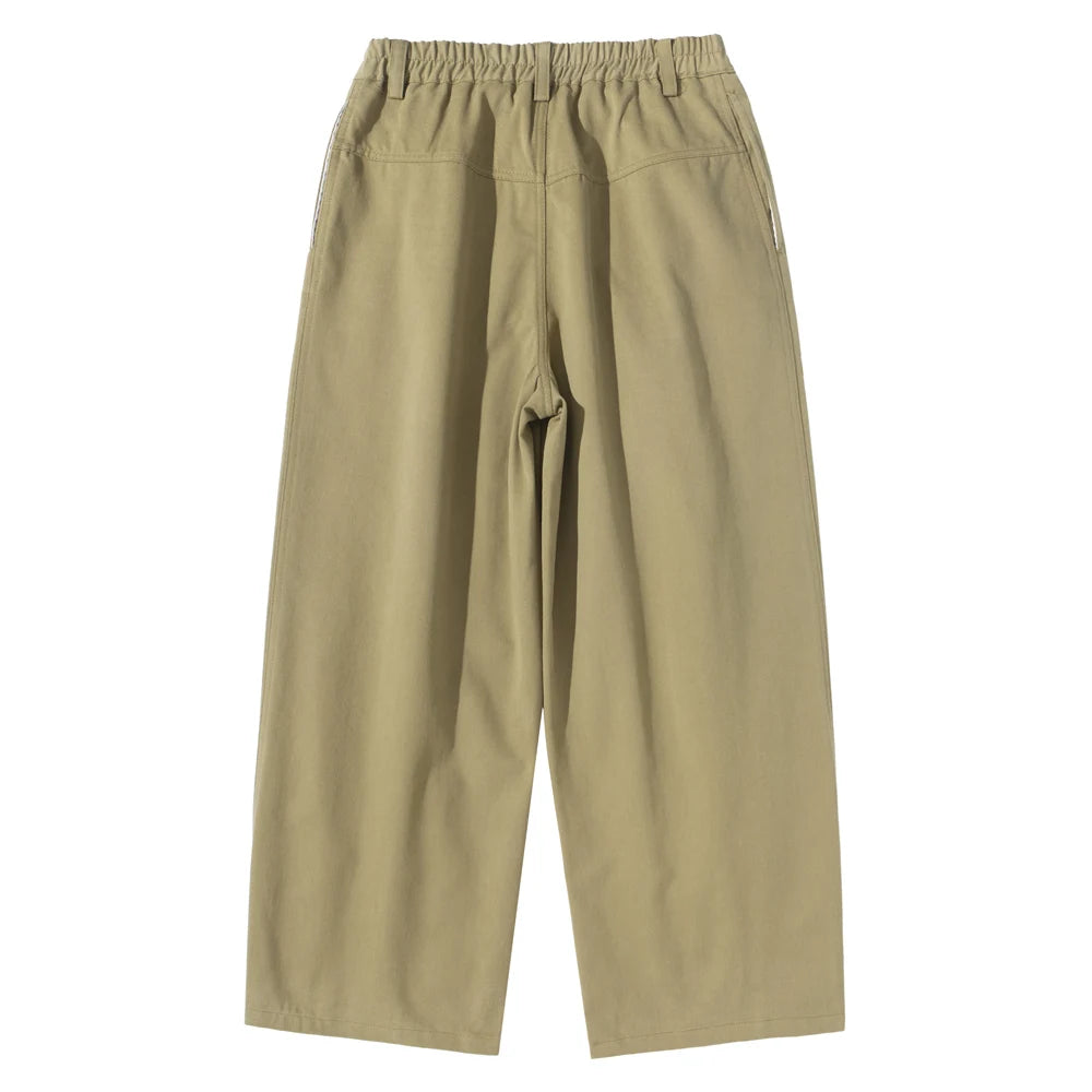 Everyday Pleated Wide Trousers-streetwear-techwear
