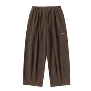 Everyday Pleated Wide Trousers-streetwear-techwear