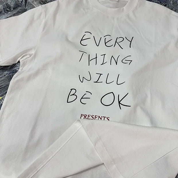 'Everything Will Be OK' Graphic T-Shirt-streetwear-techwear