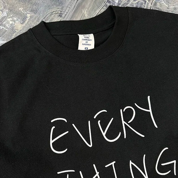 'Everything Will Be OK' Graphic T-Shirt-streetwear-techwear
