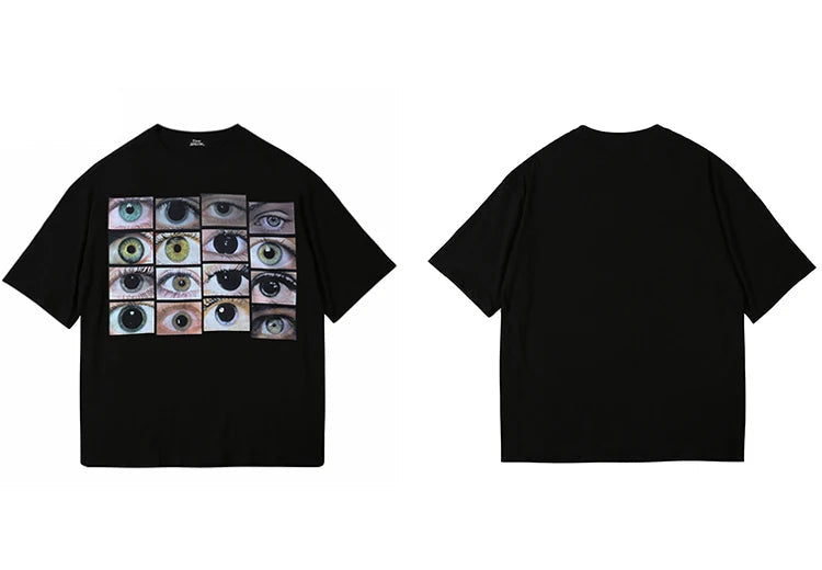 Eye Graphic T-Shirt-streetwear-techwear