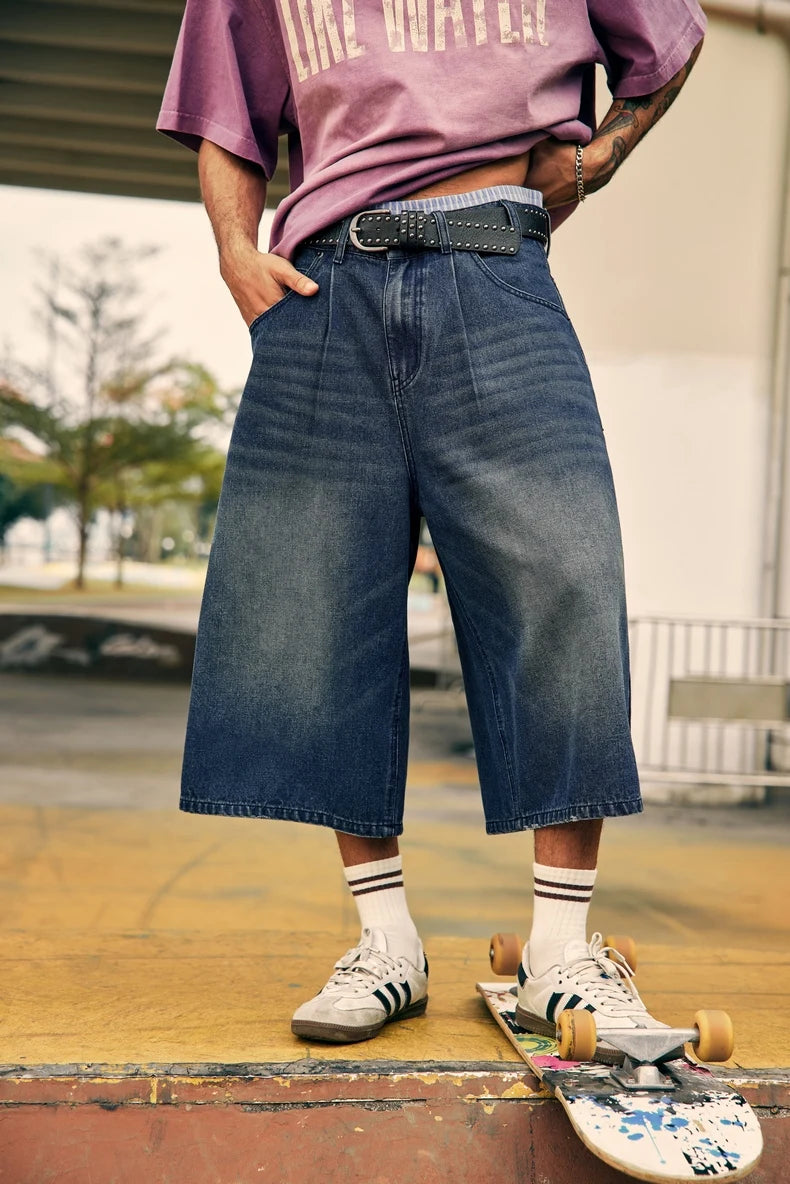 Faux Boxer Long Length Jorts-streetwear-techwear