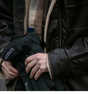 Faux Shearling Aviator Jacket-streetwear-techwear