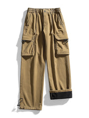 Fleece Lined Cargo Pants-streetwear-techwear