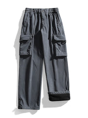 Fleece Lined Cargo Pants-streetwear-techwear