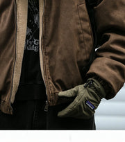 Fleece Lined 'Stormguard' Coated Bomber-streetwear-techwear