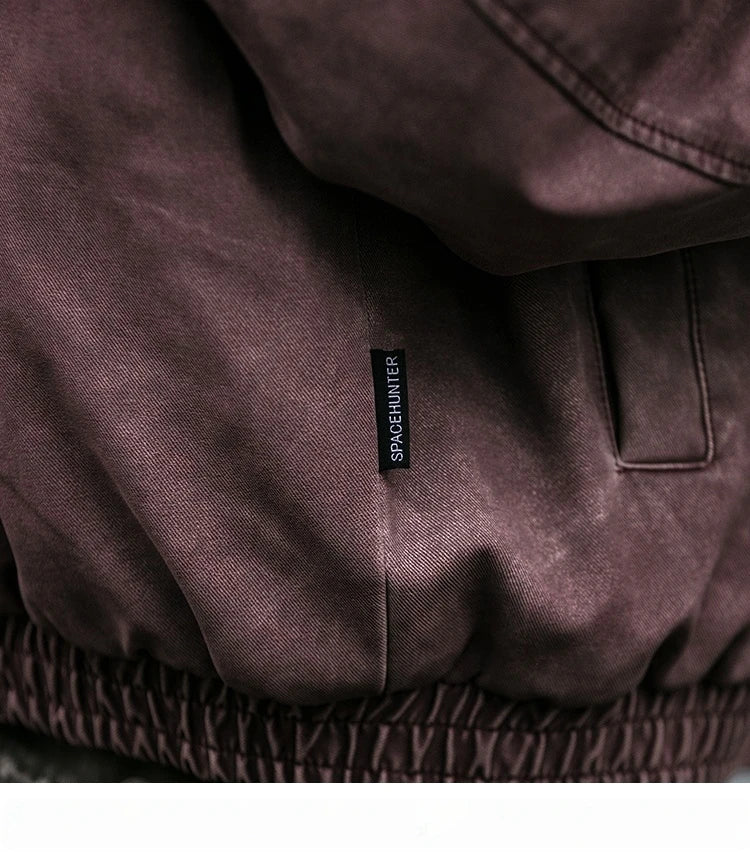 Fleece Lined 'Stormguard' Coated Bomber-streetwear-techwear