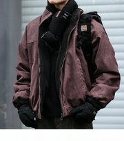 Fleece Lined 'Stormguard' Coated Bomber-streetwear-techwear