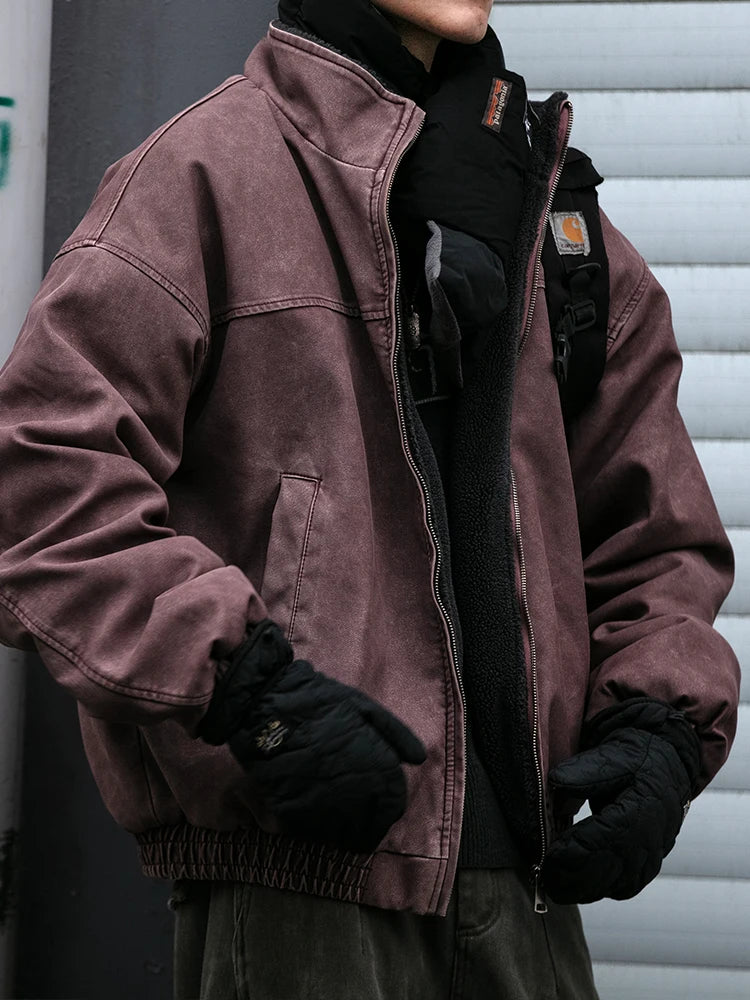 Fleece Lined 'Stormguard' Coated Bomber-streetwear-techwear
