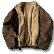 Fleece Lined 'Stormguard' Coated Bomber-streetwear-techwear